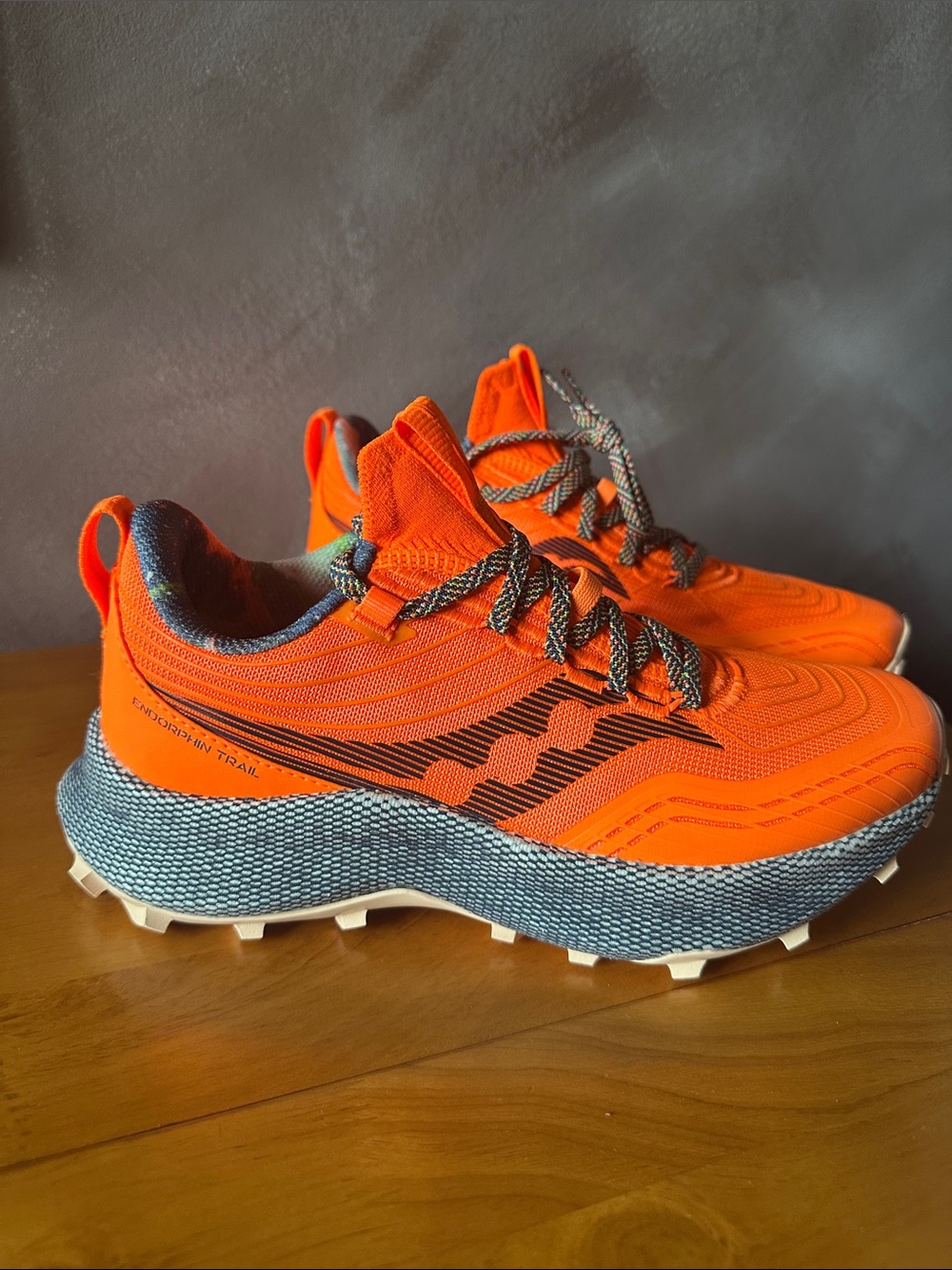 Saucony Endorphin Trail Womens Shoes Size 8.5 Color: Campfire Story Orange NEW